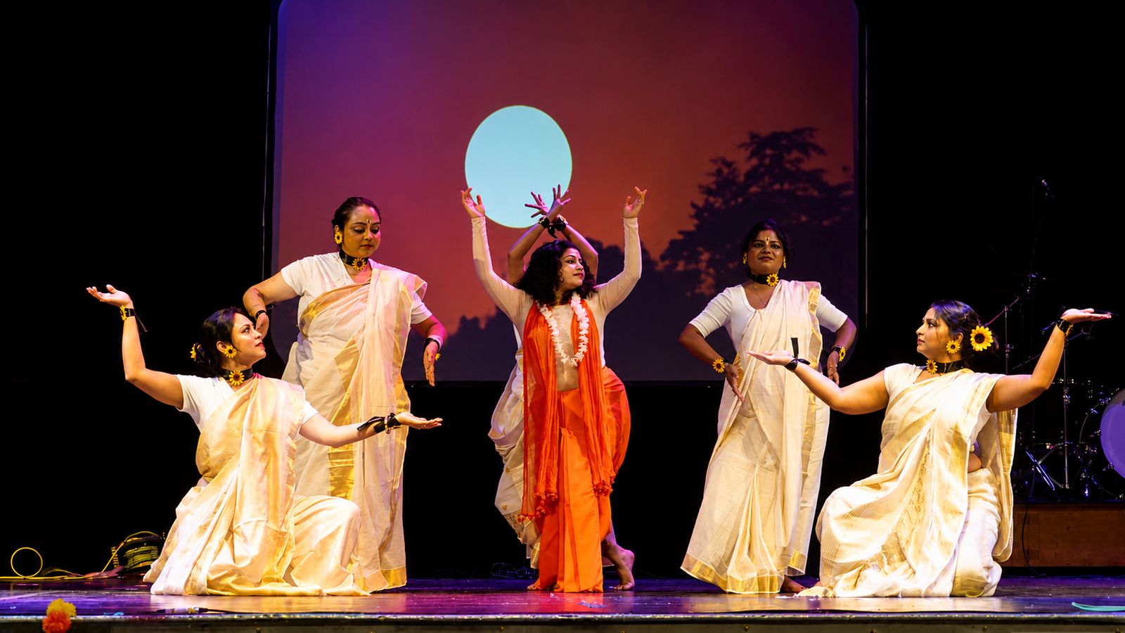Tanisha's dance group from Chester performing at the Manchester Boishakh Festival